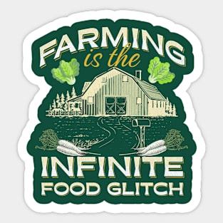 Farmer Costume Design a Farming Life Funny Sticker